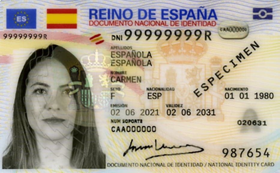 Spanish National ID Card - DNI